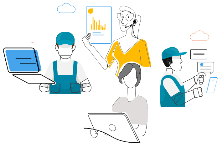 Automate Your Field Service Workflow Section field service management app for trade service