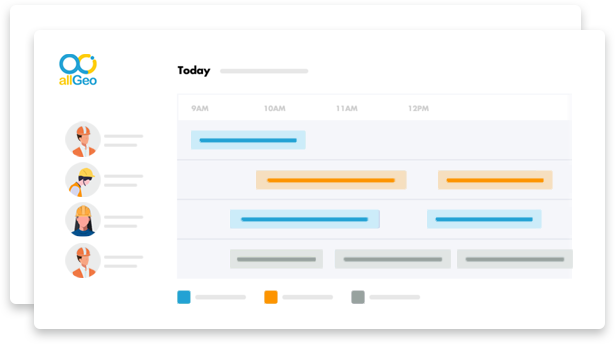 Assign ‘customers’, ‘jobs’, and ‘tasks’ for inspectors based on their work schedule. Scheduling and dispatch for fire and safety inspections