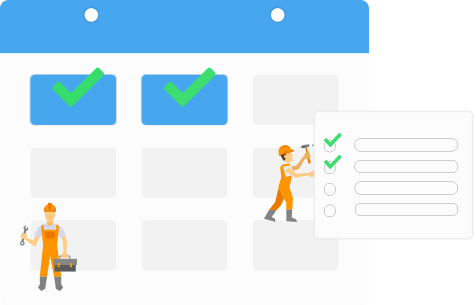 Custom schedule and job dispatch with mobile forms
