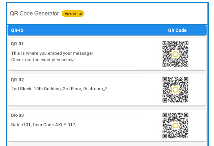 Generate personalized QR Codes