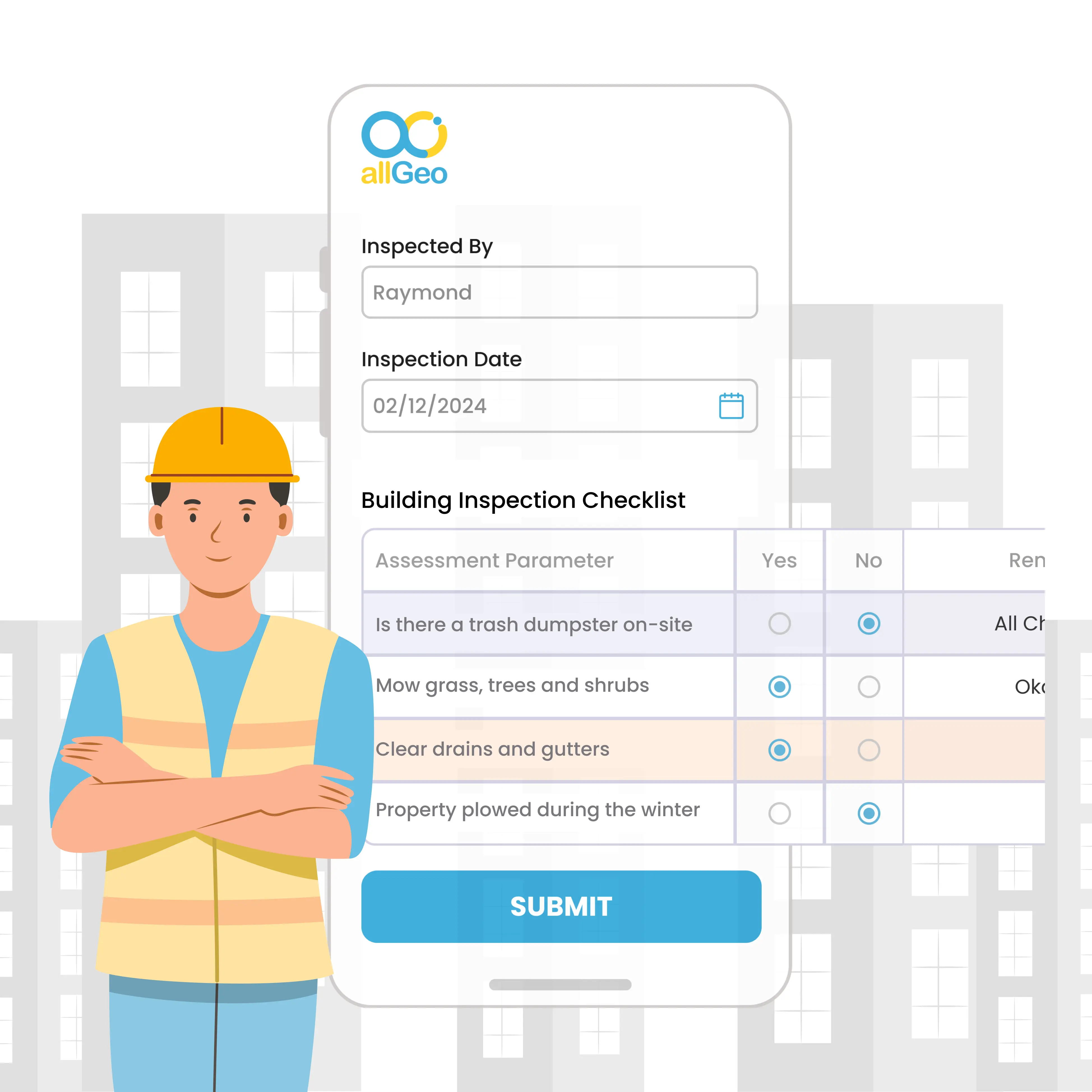 Build inspections forms