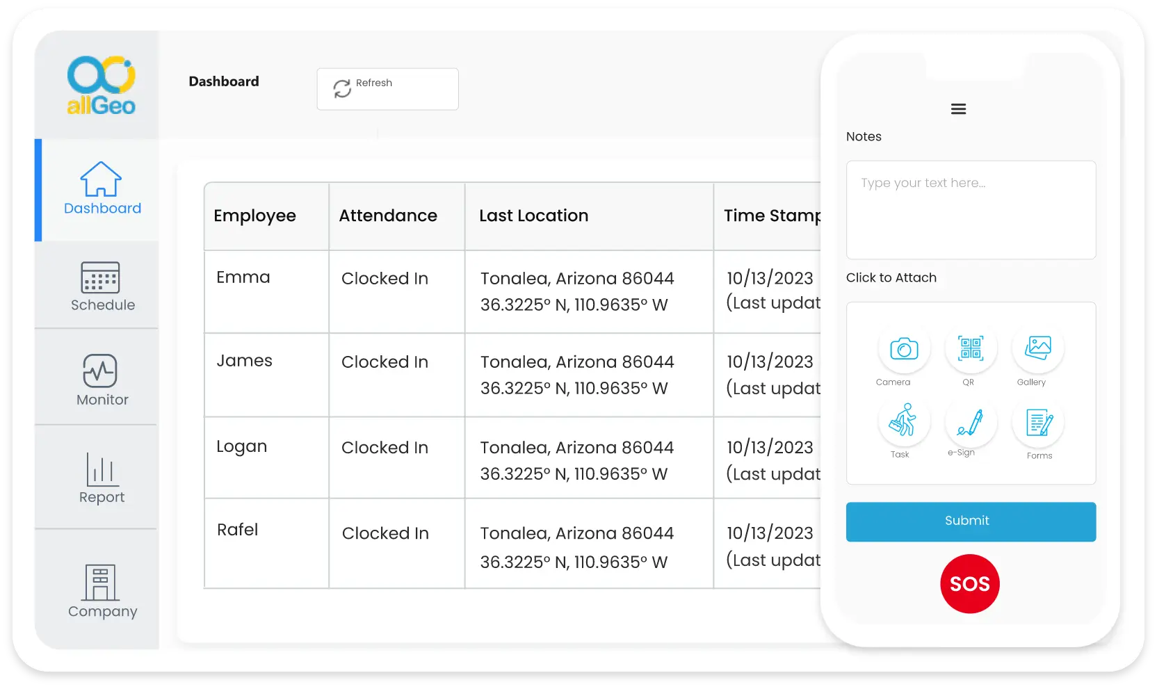 Centralized Field Activity Tracking