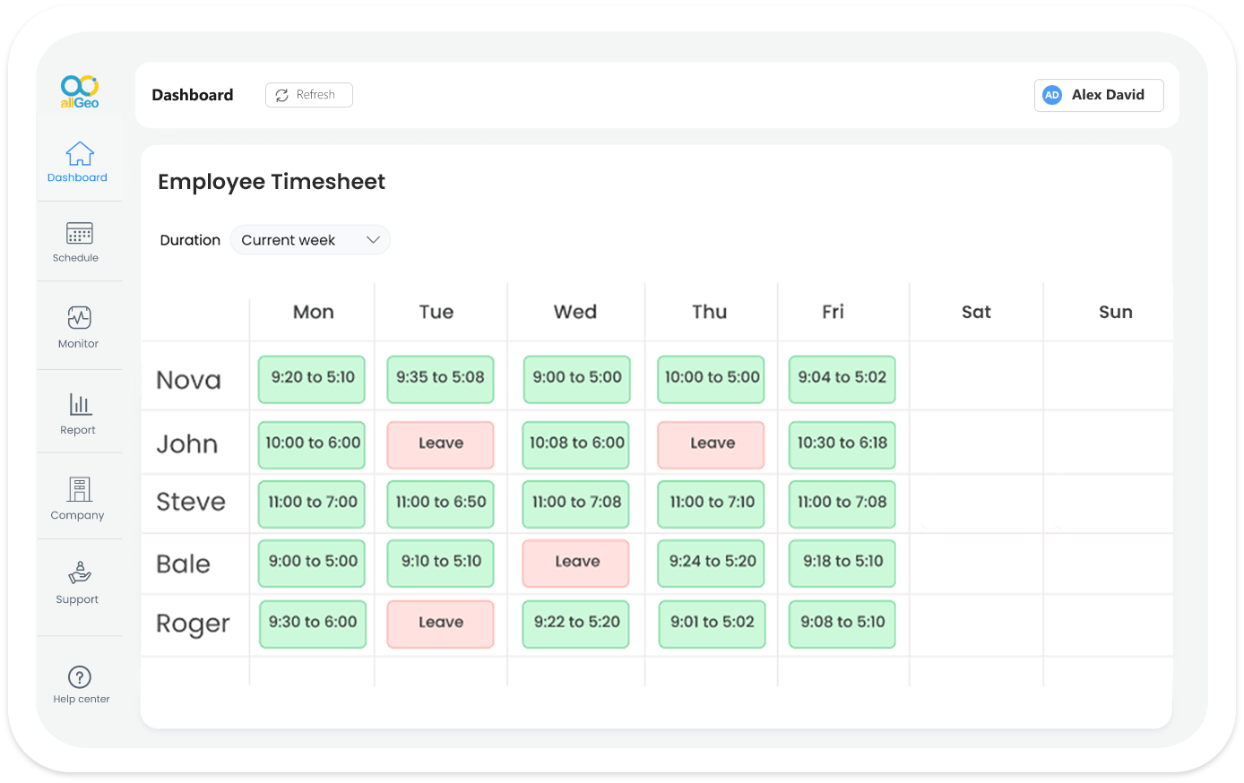 Accurate Timesheet