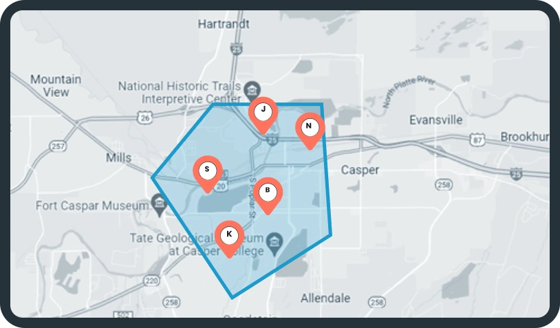 geofenced job sites