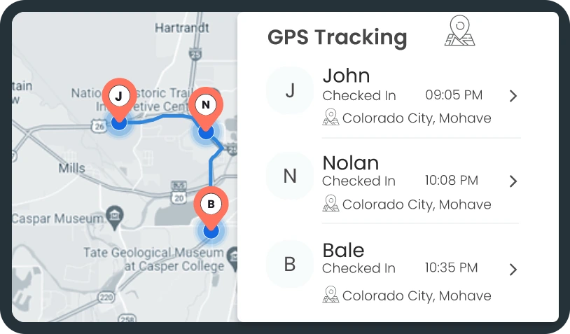 Real-time Employee Location Tracking