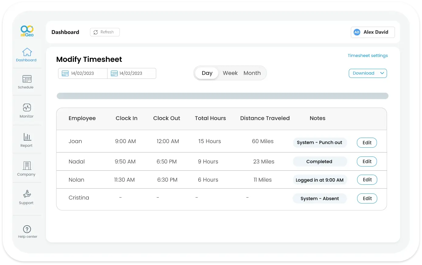 eliminate timesheet errors