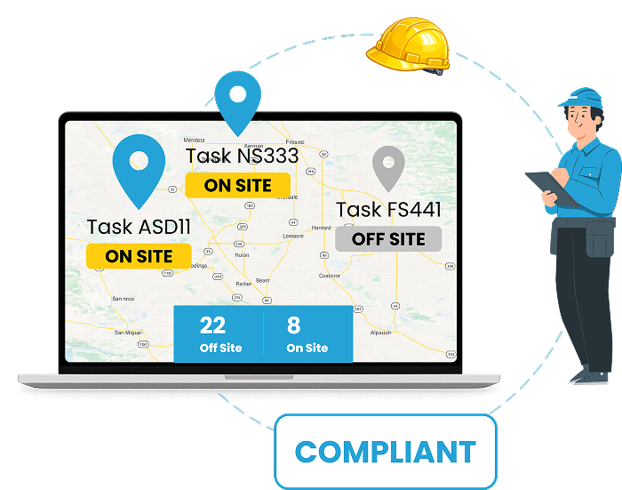 Real-Time Field Workforce Visibility for Compliance