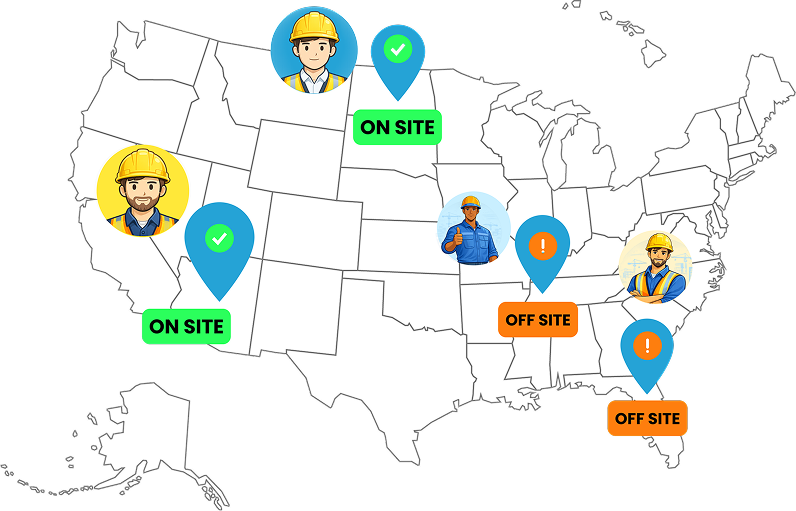 Geofenced Jobsite–Based Workforce Monitoring